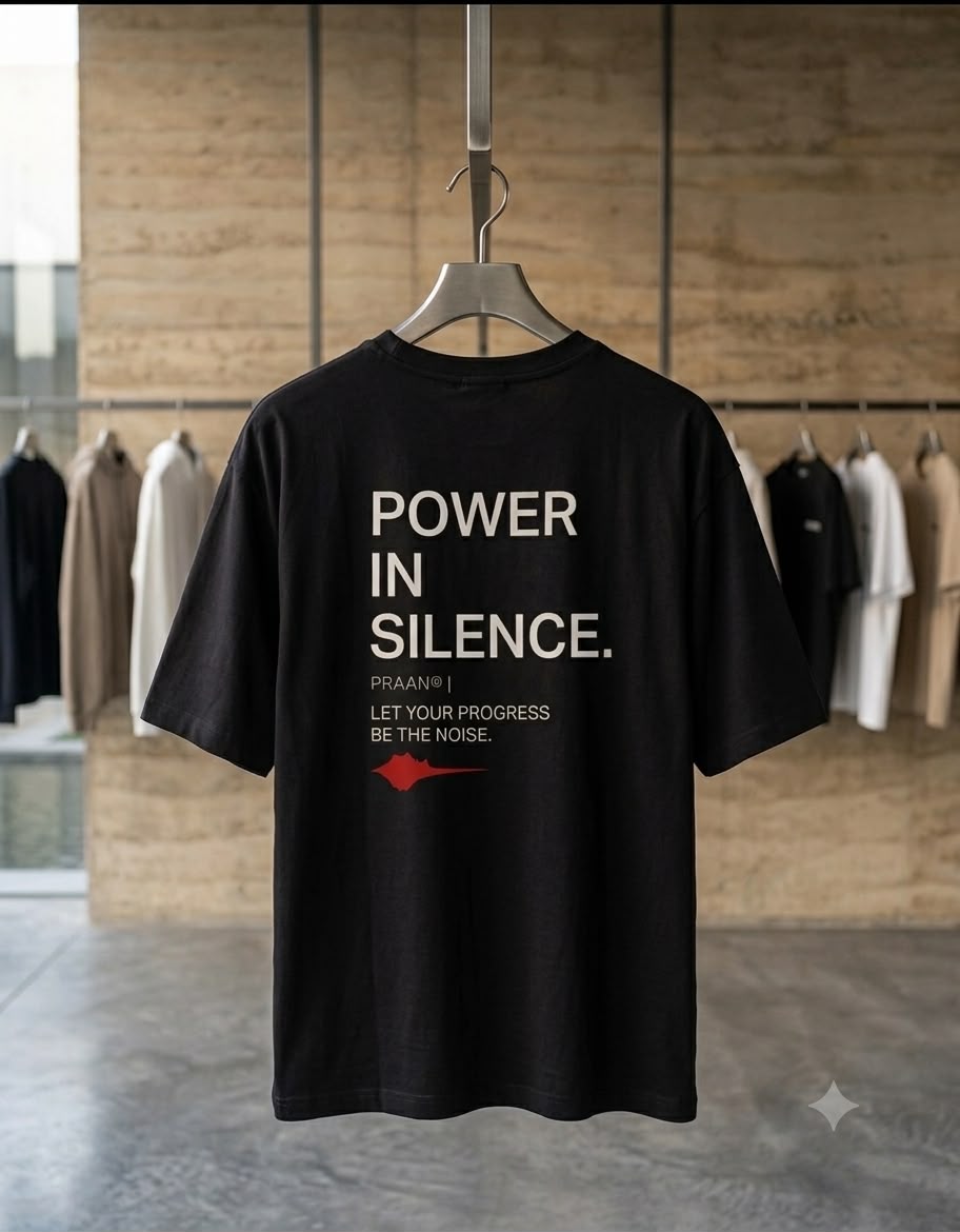 power in silence Unisex Oversized Classic T-Shirt
